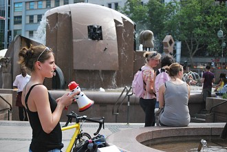 Der Weltkugelbrunnen auf dem Breitscheidplatz am Kurfürstendamm Kudamm, Kranzlereck, Charlottenburg-Wilmersdorf, Kurfürstendamm, Charlottenburg, Bahnhof Zoo, Grunewald, Berliner City-West, Zoologisc