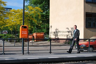 Straßenbahnhaltestelle M4 Buschallee ÖV, Tram, Straßenbahn, ÖVN, Berlin, Sprüherei, Weißensee, Öffentlicher Nahverkehr, Pankow, Graffiti Berlin Pictures