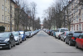 Straßenzug Wohngebiet um die U-Bahn Vinetastraße Vineta, Wohnsiedlung, Pankow Berlin Pictures