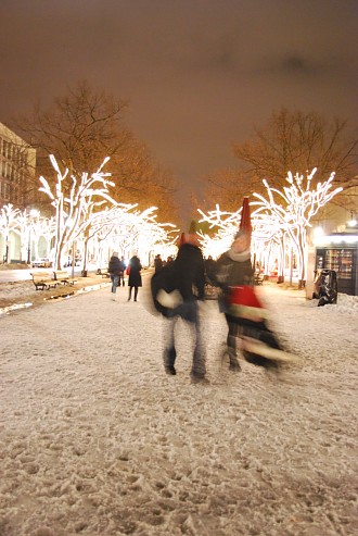 Berlin Mitte Unter den Linden an einem Winterabend Winter, Unter den Linden, Schnee, Berlin Mitte, Nacht Berlin Pictures