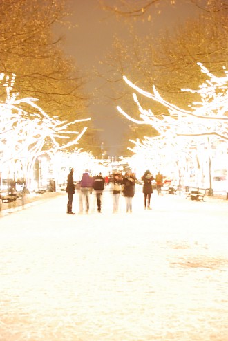 Berlin Mitte Unter den Linden an einem Winterabend Winter, Schnee, Unter den Linden, Berlin Mitte, Nacht Berlin Pictures